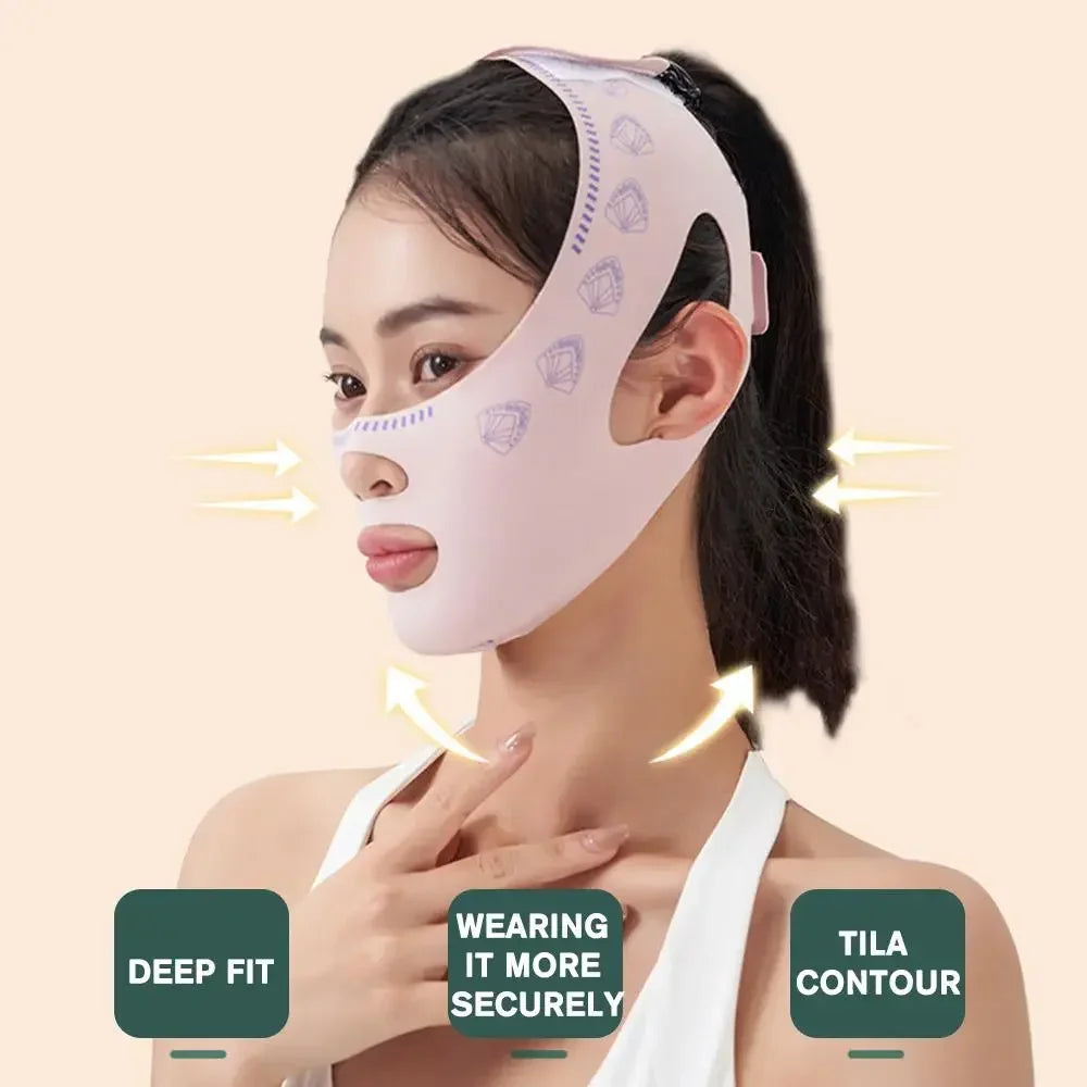 Wholesalewrinkle Bandage Breathable V Face Band Cheek Lift up Face Thin Mask Reduce Double Chin V-Line Shaping Bandage Anti