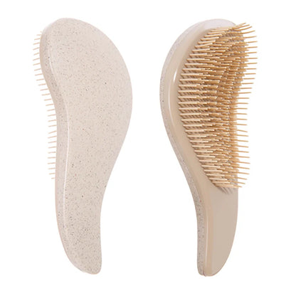 Brosse À Cheveux Démêlante Magique, 1 Pièce, Paille De Blé Douce, Peigne De Massage Du Cuir Chevelu, Antistatique, Brosse De