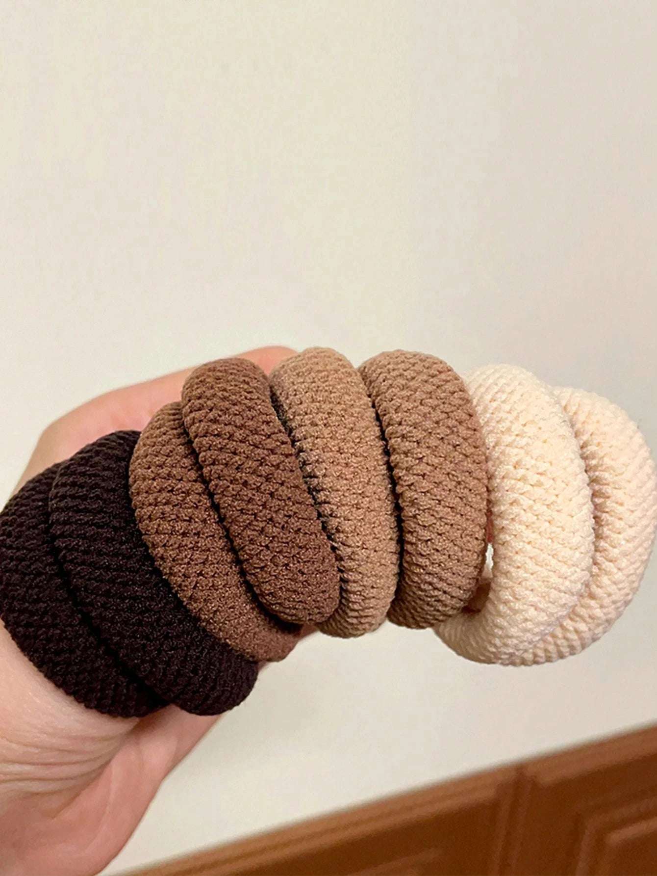 2026 5/10 Mix Color High Elasticity Thickened Versatile Simple Scrunchies, Hair-Friendly (Random Color) Hair Ties Hair Rope