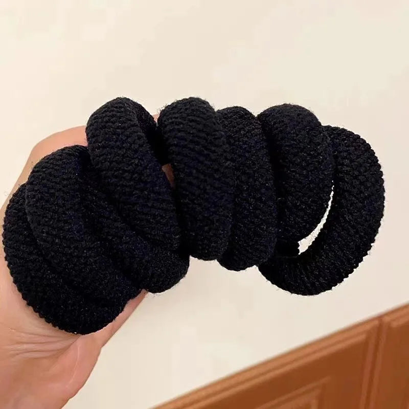 2026 5/10 Mix Color High Elasticity Thickened Versatile Simple Scrunchies, Hair-Friendly (Random Color) Hair Ties Hair Rope